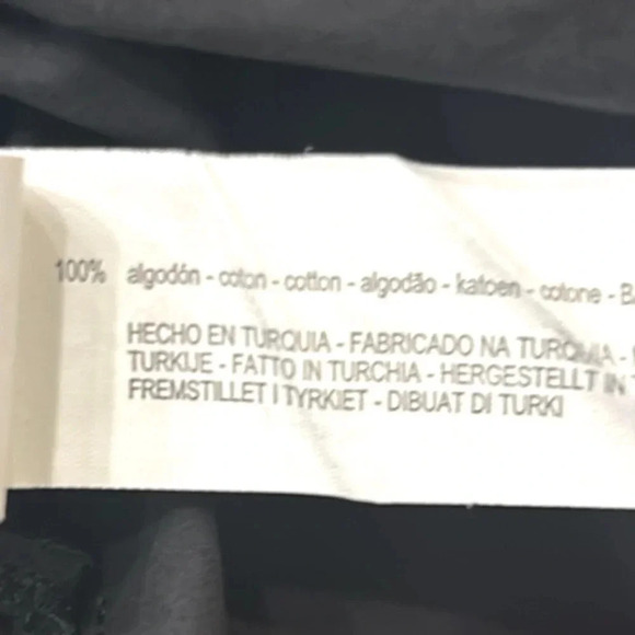 Zara Black Off the Shoulder Button Cuff Long Sleeve Blouse M - Picture 7 of 10